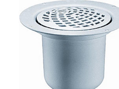 Brage Drainagebecken 110 Mm - U/Stämme M/Kr. Gitterrost Vinyl