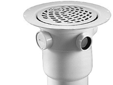 Loke Pp 110/75 M/Wasserschleuse - Vertikal. 4 Einlässe Rustf.Ris