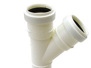 Ht-Pp (Amax Pro) Ø32 mm X 32 X 45° Vit gren | VVS Artiklar - Dränering - PEH dränera | GameStuff