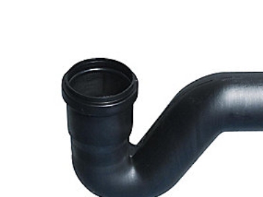 Maxiflex 75 Mm 88 G Pp Siphon/Wasserfalle, Schwarz