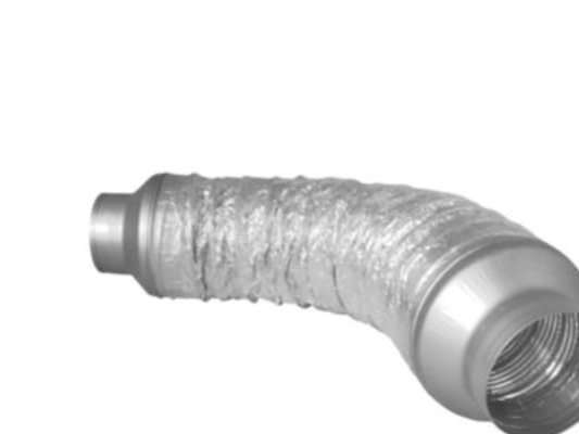 flex ljuddämpare Ø160-1000 - 50 mm isolering | Ventilation & Klimat - Rör & Kopplingar - Ljuddämpare | GameStuff