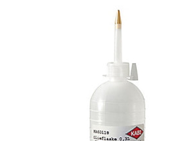 Ölflasche 0,3 Liter Messingspitze