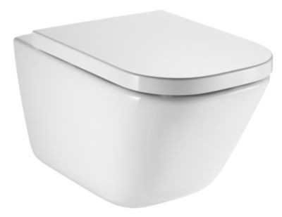 Roca Gap Væghængt Toilet Uden Skyllekant Med Sæde