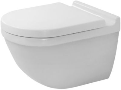 Duravit Starck 3 Vægtoilet Uden Skyllerand, Wondergliss