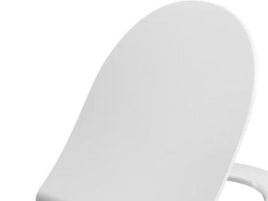 Pressalit Sway D 934 Weißer Wc-Sitz Mit Soft Close Kip Armatur Mit Lift-Off Aus Edelstahl