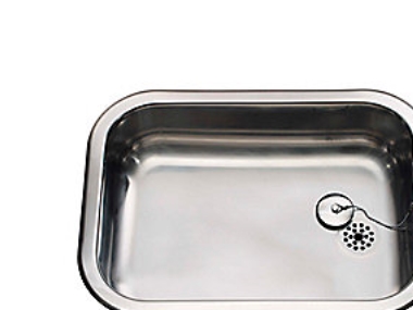 Intra Juvel Juvel Bk480-R01 Küchenspüle Aus Gebürstetem Edelstahl 48X34 Cm Mit Stopfen Und Überlauf Sowie Zum Ausgießen