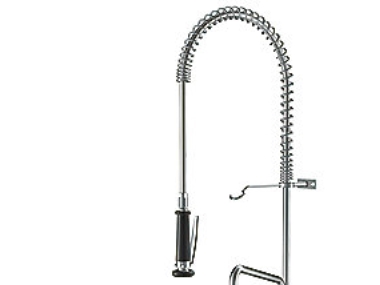 Storkøkkenarmatur 2-Grebs - 2-Huls Med 300Mm J-Tud