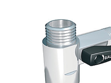 Ballofix-Adapter Ohne Absperrventil 1/2
