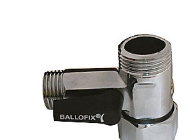 Broen Ballofix T-Stück - 1/2 X 3/4 M. Barriere