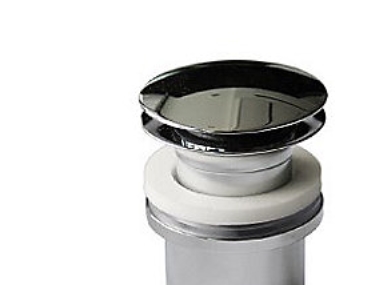 Ideal Standard Bodenventil 1 1/4, Mit Überlauf, Chrom