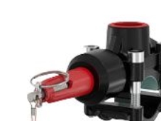 Flamco T-Plus 1.1/2-1.1/4 25B - Anbohrstutzen, Schwarz Beschichtet. Click-In-Schrauben. Nicht Für Trinkwasser