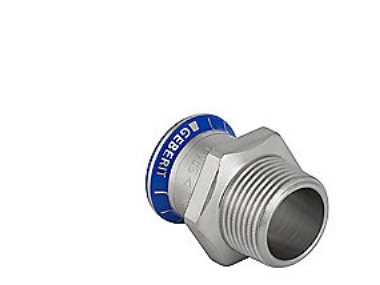 Geberit Transition Edelstahl 15-1/2 Hülse / Nippel Mapress