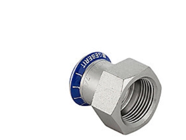Overg.Mf Rustf 15Mm-1/2 - M/Indv.Gev Ma-Press. Kun M-Bakker