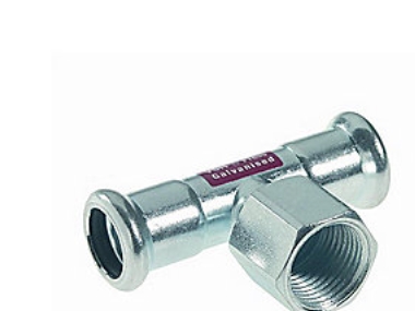 Vsh Fabrieken Vsh tee muffe/muffe/muffe 22 mm x 3/4x22 mm fz