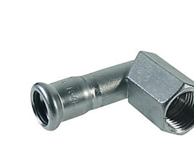 VSH mutka 90° hylsy/pistorasia 18 mm X 1/2 haponkestävä