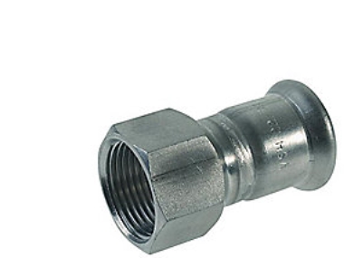 Alternativ bild 0 för VSH övergångshylsa/sockel 22 mm X 3/4 syrafast