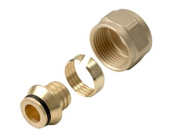 Wavin Ø15x2.5 Pex Kupplungssatz 1/2 -