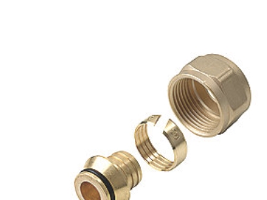 Alupex Kupplungssatz Ø16x2,0 Mm ½" Für Wavin ½ Nippel Für Überwurf