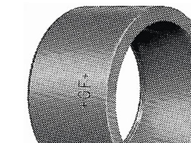 Alternativ bild 0 för PVC röd bussning 40-25mm - 721.900.347 +gf+