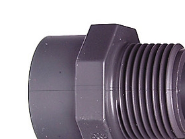 PVC överg.nippel 2 x 63mm - 721.910.711 +gf+ | VVS Artiklar - Rör & Kopplingar - PVC rör och rördelar | GameStuff