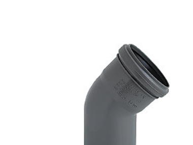 Ht-Pp (Amax Pro) Ø40 mm X 45° Grå Bøjning | Gråa dräneringsrör | GameStuff