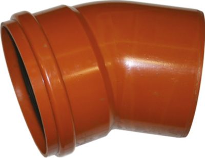 Pvc-Bogen 30°, 250Mm - Glatter Abwasserkanal, Uponor