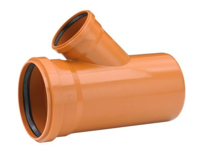 Uponor 250 X 110 Mm 45° Pvc-Abwasserrohr
