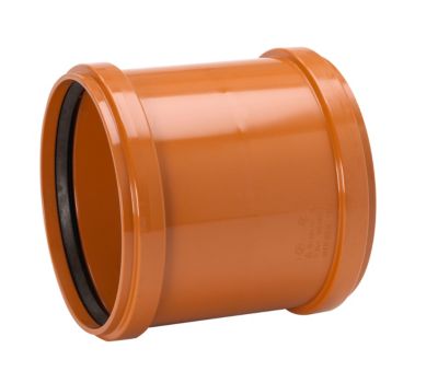 Uponor 200 Mm Pvc-Kloakdobbeltmuffe