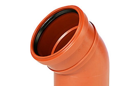 Uponor 110 Mm 45 Gr. Pp-Kloakbøjning