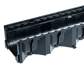 Skiljevägg av plast 1.0m - ACO Hexaline 2.0 utan galler, max. belastning A15 | VVS Artiklar - Dränering - Rist och ram | GameStuff