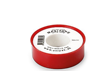 Maxitape Pakbånd Unipak Vand/Olie, 12M X 12 Mm X 0,100 Mm