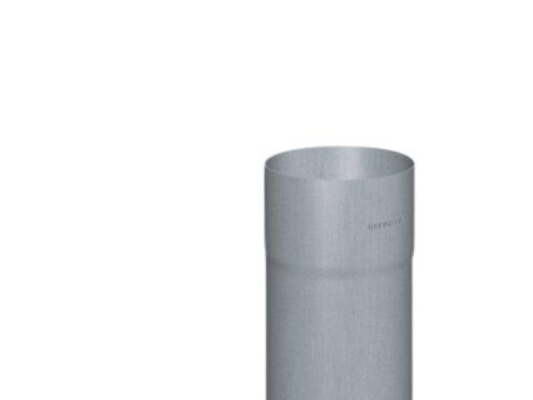 RZ nedløbsrør 0,7-80 rundt - prePATINA ECO ZINC blaugrau a 3 mtr nr. 11. TAGES IKKE RETUR
