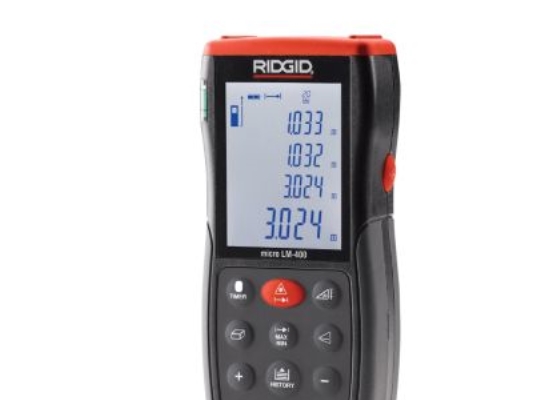 Lm-100 Afstandsmåler - Ridgid M/Klasse 2 Laser &Amp Hukommelse F/20 Mål.