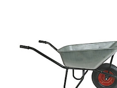 Ravendo Danbøren Mørtelbør - 110L, Luftgummi Hjul, Max. Belastning 150Kg