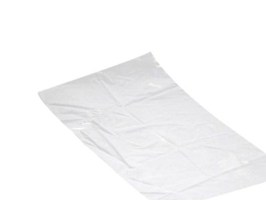 LDPE plastikpose transparent - 250 stk. pr. kasse. Bundsvejst, 560x650x0,058mm - (250 stk.)