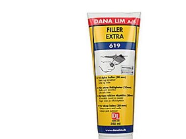 Dana Lim Filler Extra 619 - 250Ml Acrylspartelmasse Til Dybe Huller (Op T/20Mm)