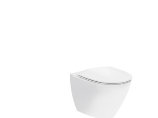 Ifö Spira Art 6245 Rimfree Væghængt Toilet, Hvid