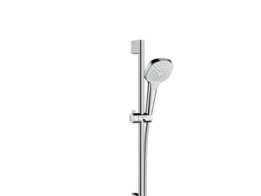 Hansgrohe Croma Select S Vario Brauseset Mit 650 Mm Brausestange, Ø110 Mm Handbrause Mit 3 Strahlfunktionen Und 1,6 Meter Brauseschlauch
