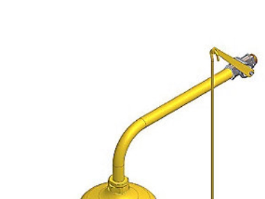 CMA Nöddusch horisontell - CMA 1 väggstång plast St | VVS Artiklar - Badrum - Amatures och reservdelar | GameStuff