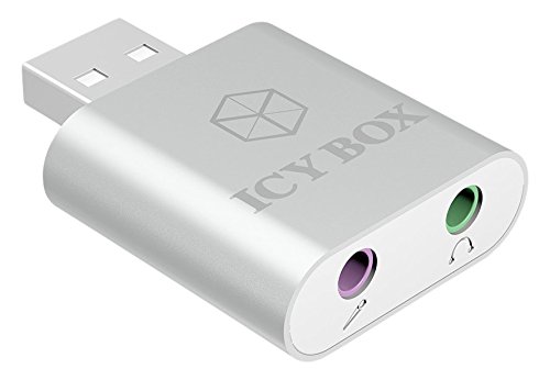 Icybox Ib-Ac527 Icy Box Usb Zu Mikrofon Und Kopfhörer Adapter