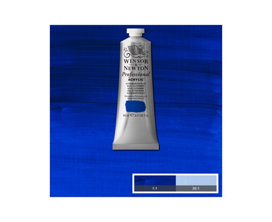 Prof Acrylic 60Ml Ultramarine Blue 664
