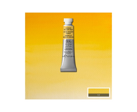Aquarellfarbe Profi 5 Ml Winsor Yellow Deep 731