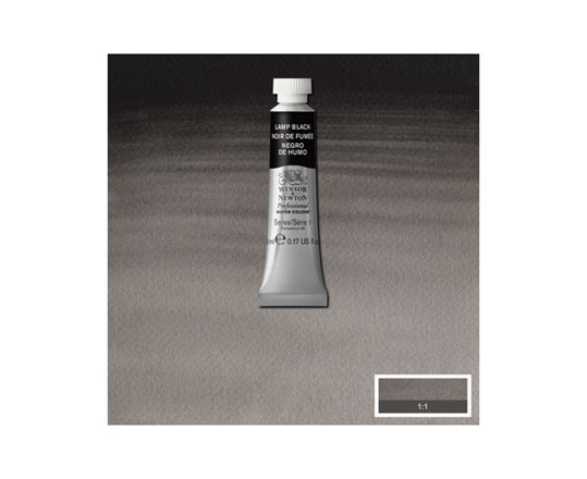 Watercolour Proff. 5Ml Lamp Black 337