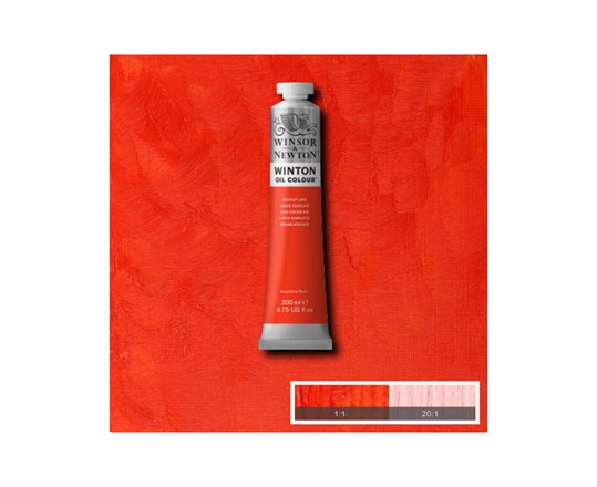 Winton Oil 200Ml Scarlet Lake 603