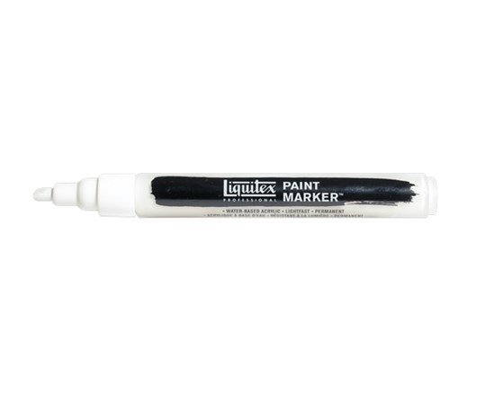 Lackmarker Fin Titanweiß 432