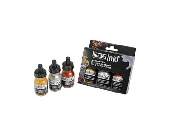 Proff. Acryl-Farbe 3Er-Set Irisierend