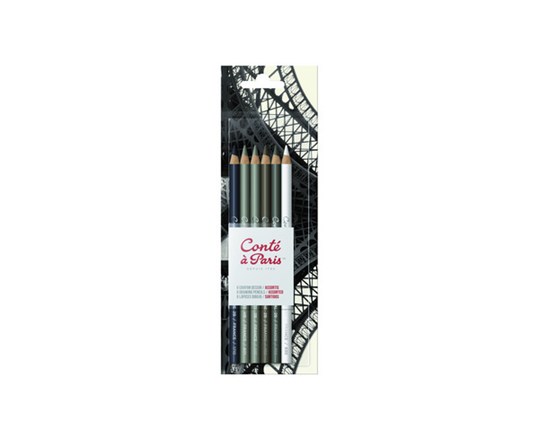 Blister X6 Drawing Pencils Assorted