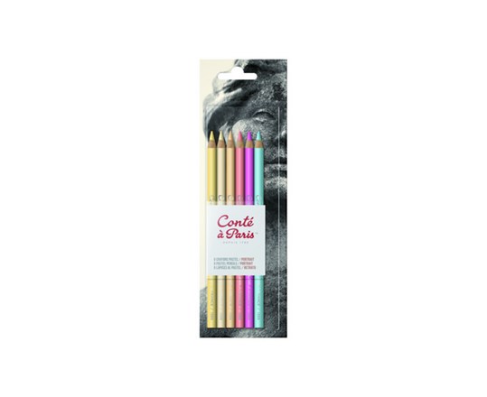 Blister X6 Pastel Pencils Portrait