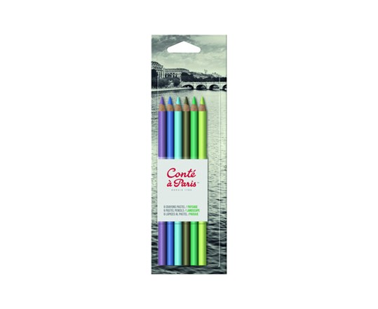 Blister X6 Pastel Pencils Landscape