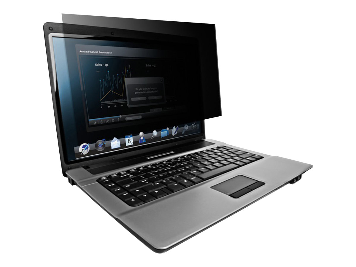 3M TIETOSUOJAKALVO KANNETTAVALLE 14 16:9, COMPLY FLIP ATTACH